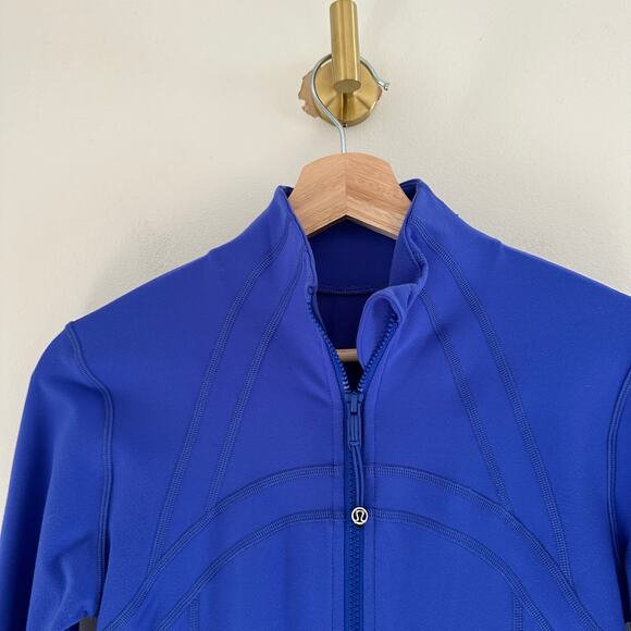 Lululemon Define Nulu Full Zip Jacket in Cerulean Blue 6 - Picture 4 of 6